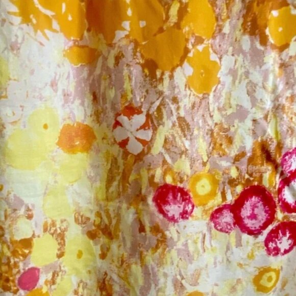 J Crew Sunshine Peony Floral Coccinelle Dress, Sz 0 - Picture 7 of 7